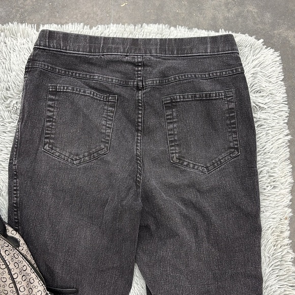 Real Size Classic Black Straight Leg Women's Denim Jeans Chica Small S (4-6) Avg - Picture 11 of 16